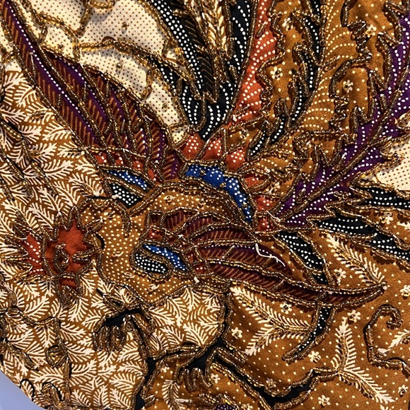 Ann Tjian for Kenar Vintage Beaded Button Down Vest SUPERB DESIGN AND Detailing - Picture 2 of 10